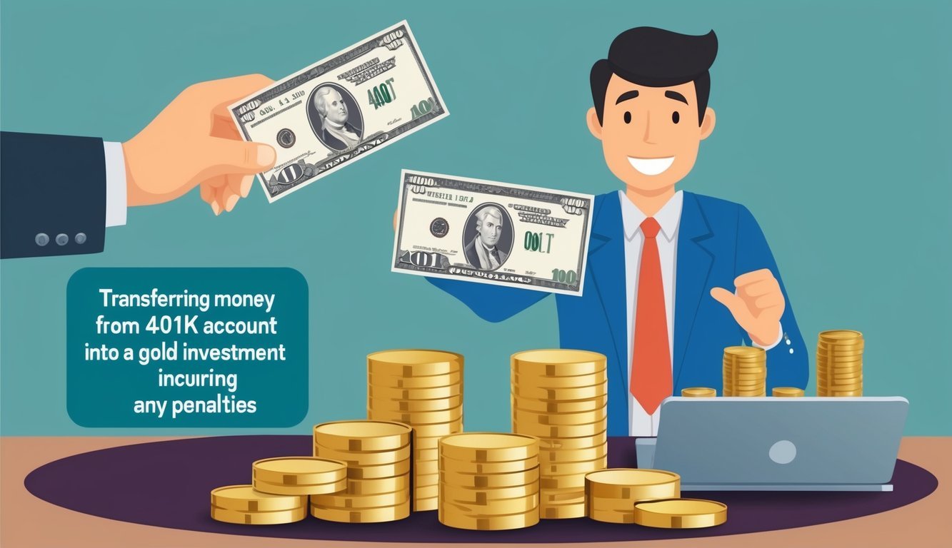 Transfer 401k to Gold Without Penalty